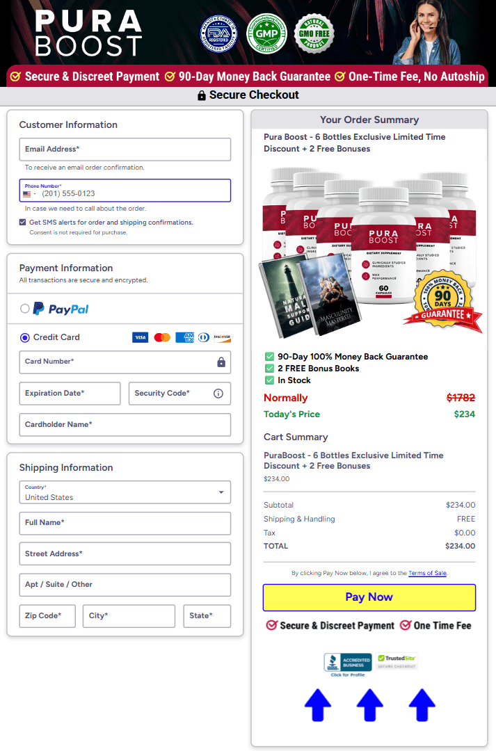 PuraBoost PuraBoost Order Page